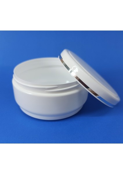 25 Adet 100 ml Beyaz Boş Kozmetik Kutu Krem-Pomat Plastik Kavanoz fiyatları