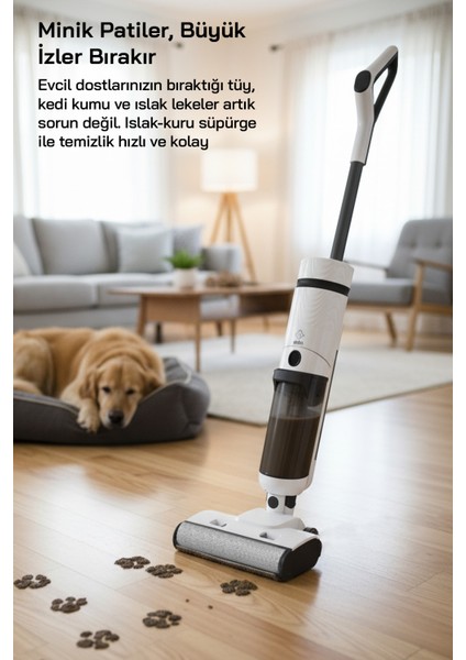 SFC-4104 Islak-Kuru Yüzey Temizleyici-Beyaz