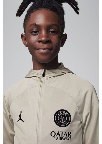 Psg Strike Third Kid's Jordan Dri Fit Football Hooded Knit Tracksuit Unisex Çocuk Eşofman Takımı Taş modelleri
