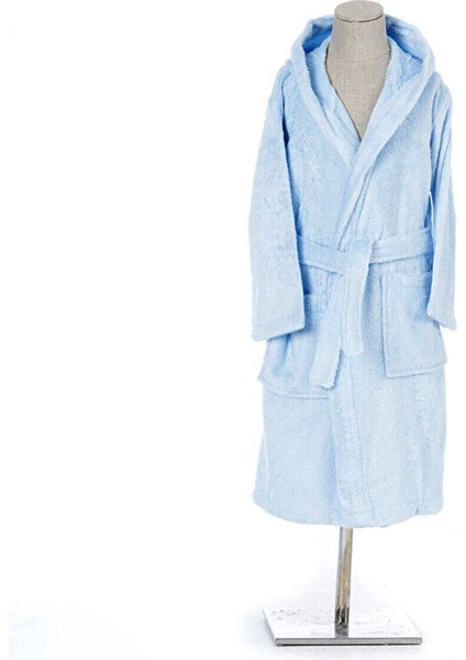 Ashley Kapüşonlu Bambu Çocuk Bornozu 15 Yaş