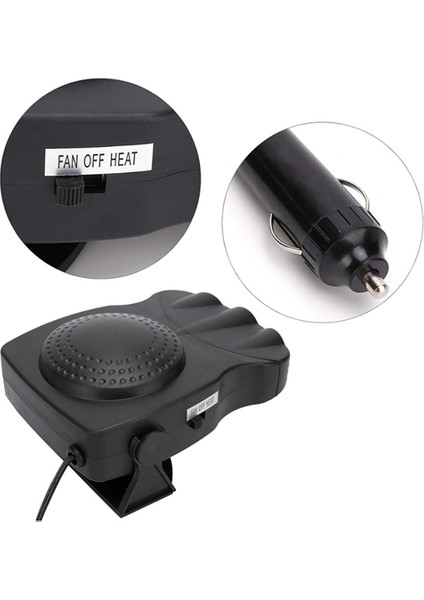 Sepetim 3'ü 1 Arada Araç Içi Isıtıcı Fan | 12V Prizli, Buz Çözücü, Temiz Hava ve Hızlı Isıtma Özellikli fırsatları