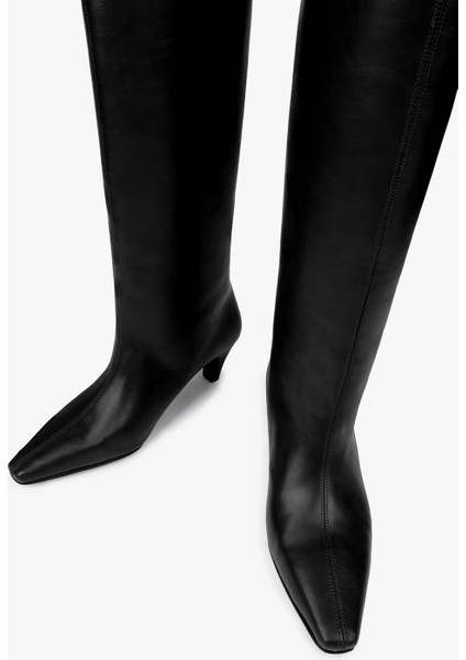 Kadın Amira Siyah Cilt Çizme fırsatları