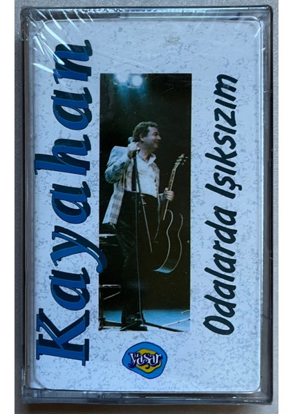 Kayahan Odalarda Işıksızım Kaset (Jelatinli Sıfır Orijinal Dönem Baskı Kaset)