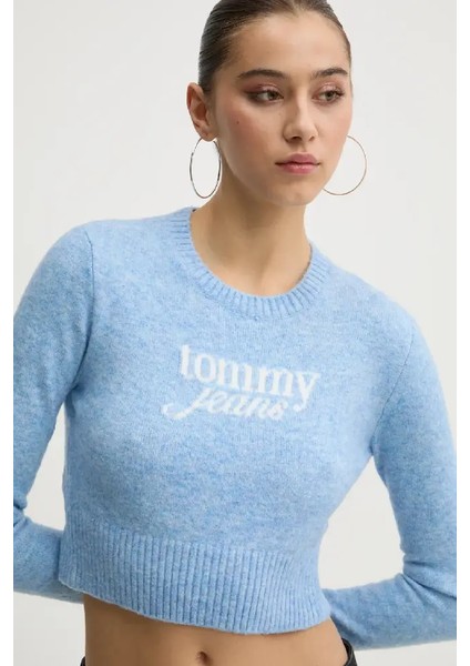 Tjw Crp Scrıpt Sweater Ext Polo Kazak Kadın