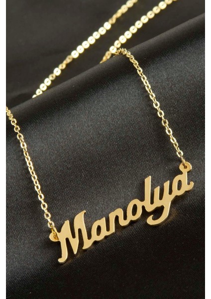 Bestonly Manolya Isimli Kolye -Sarı