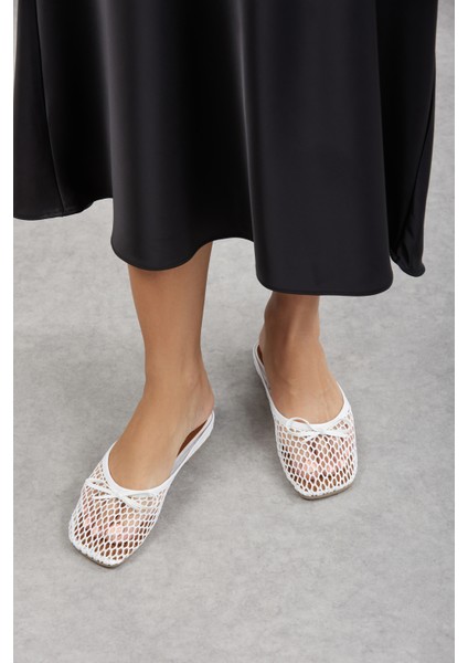 Teny Kadın Fileli Topuklu Terlik indirimleri