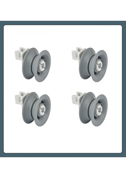 Siemens SN25E202EU/21 Uyumlu Bulaşık Makinesi Üst Sepet Tekeri 4 Adet