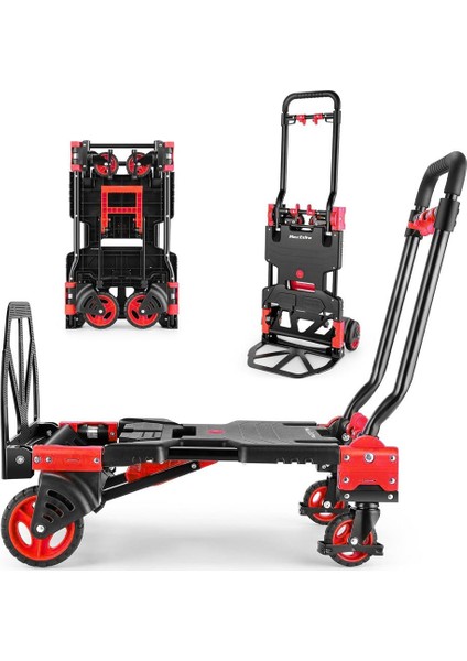 FW-90TP Katlanır Ikisi Bir Arada Koli Taşıma Arabası 66/136 kg fırsatları