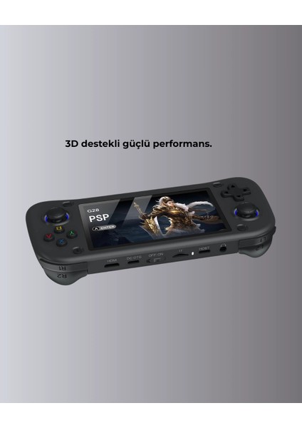 Taşınabilir El Tipi Oyun Konsolu Çoklu Emülatör Destekli 64GB modelleri