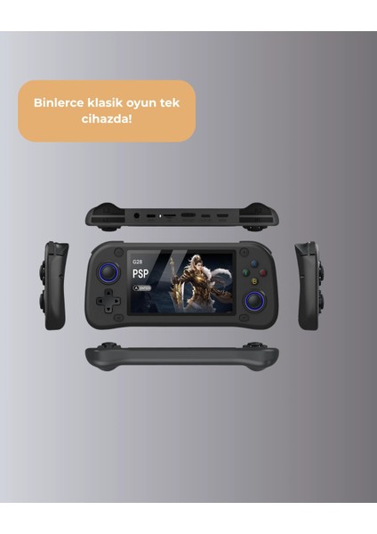 Taşınabilir El Tipi Oyun Konsolu Çoklu Emülatör Destekli 64GB fırsatları