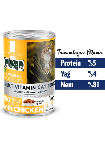 Dr. Diyor Tavuk Etli Yetişkin Kedi Maması 36 Adet fiyatları