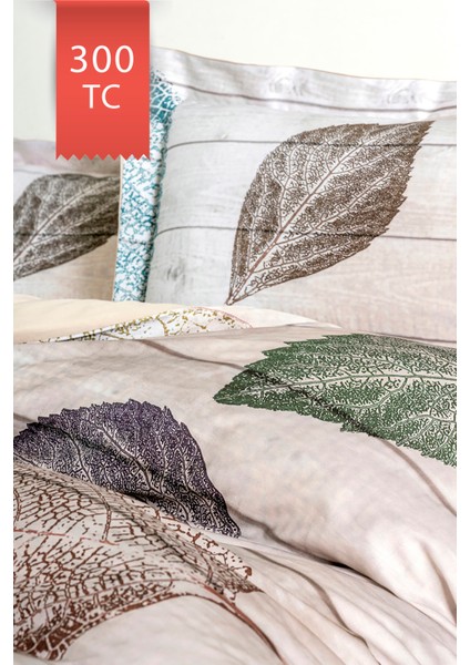 Royal Saten 300TC Nevresim Takımı (Çift Nevresimli) Family Size - Folia modelleri