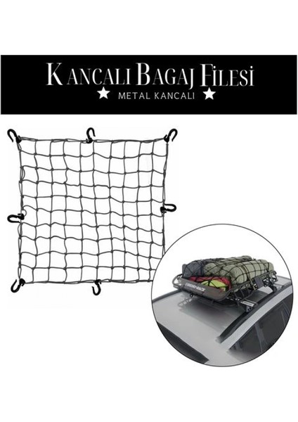 Engithalat 12 Kancalı 150 CMX190CM Bagaj Filesi