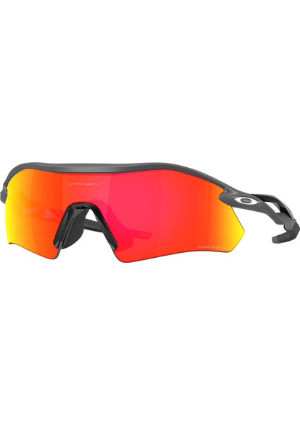 Radar Plate Güneş Gözlüğü 9495D 949503 Matte Carbon Prizm Ruby
