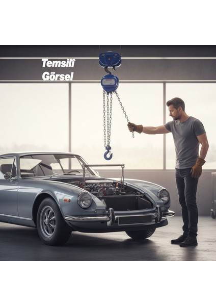 2 Ton 3 Metre Zincirli Caraskal Profesyonel El Vinci Dayanıklı Yük Kaldırma Makinesi Aparat Ceraskal indirimleri