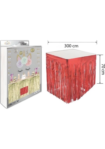 Püskül Masa Eteği Pembe 70*300 cm fiyatları