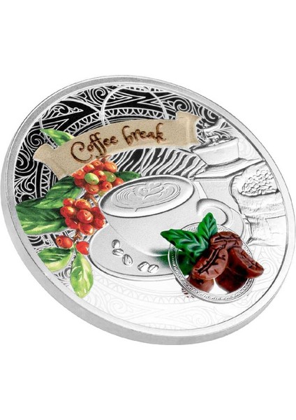 AgaKulche Kahve Molası Gümüş Sikke Coin