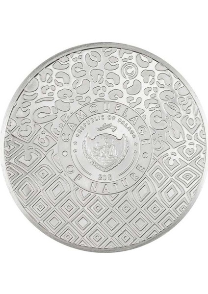 Leopar Kamuflaj Gümüş Sikke Coin