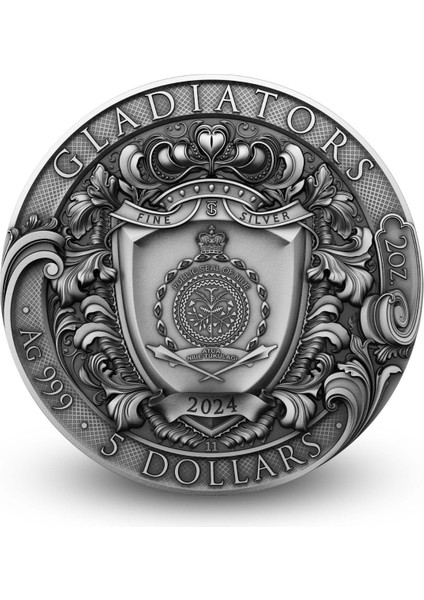 Agakulche Gladyatör Gümüş Sikke Coin