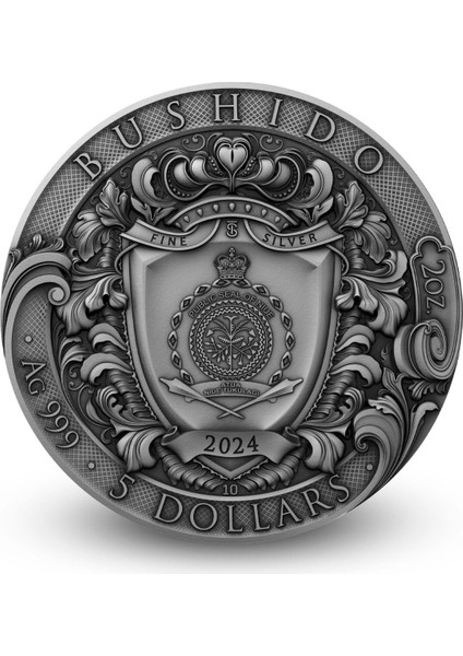 Agakulche Bushido Savaşçı Gümüş Sikke coin