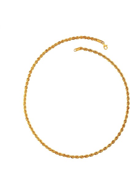 Agakulche Halat 6,7 mm Altın Zincir