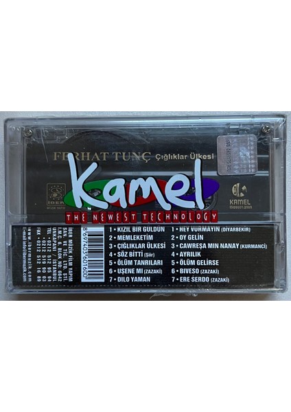 Ferhat Tunç Çığlıklar Ülkesi Kaset (Jelatinli Sıfır Orijinal Dönem Baskı Kaset) fiyatları