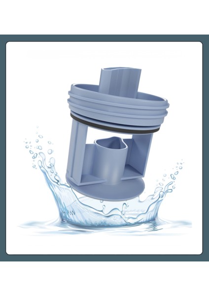 Siemens WM12S760TR/06 Çamaşır Makinesi Pompa Filtre Kapağı