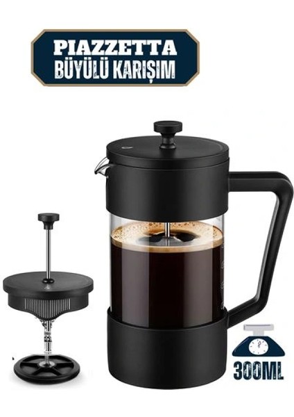 Modacar French Press 300 ml Kahve Demleme Cihazı