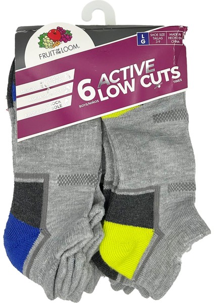 Active Low Cuts Çorap 6lı Paket (L)