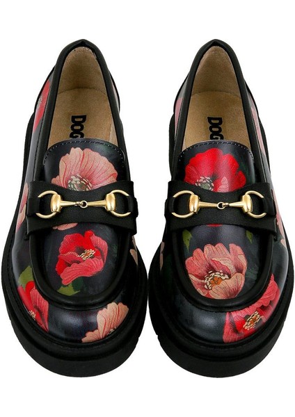 Kadın Vegan Deri Siyah Loafer - Poppy Tasarım fiyatları