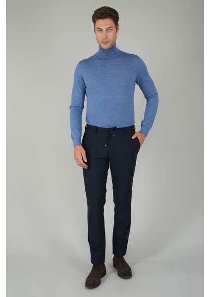 Erkek Lastikli Bağcıklı Spor Jagger Lacivert Pantolon PNS25K25202_D39 indirimleri