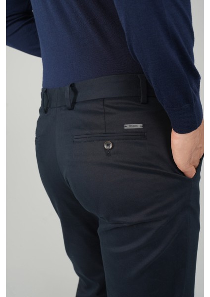 Erkek 4 Cepli Pamuk Lacivert Pantolon PNS25K25206_D39 fırsatları