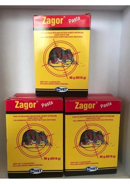 Zagor Fare Pasta Yemi 3 Adet