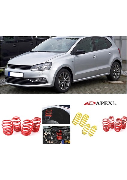 Vw Polo 6c 2015-2017 Apexi 3.5 cm Spor Yay