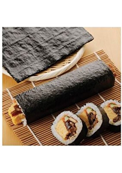 Doğal Nori Sushi Yosunu 10 Yaprak 25 gr Japon Mutfağı İçin Lezzetli Alternatif