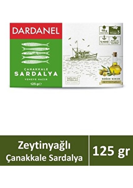 Çanakkale Sardalya Zeytinyağlı 125 gr Hızlı Hazırlanır ve Lezzetli fiyatları