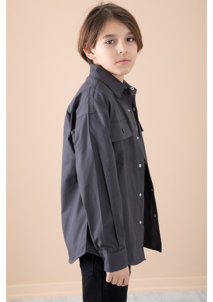 Füme Gömlek Tişörtlü Erkek Çocuk 2'li Takım 20126 fırsatları