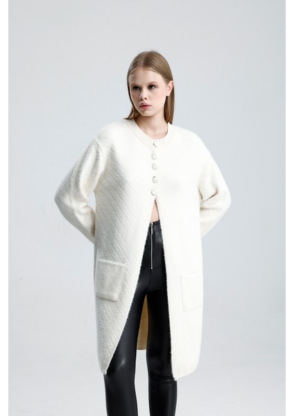 Düğme Detaylı Sakallı Triko Ceket fırsatları