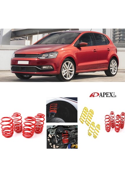Vw Polo 6c 2015-2017 Apexi 4.5 cm Spor Yay