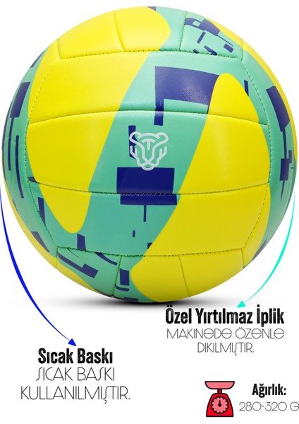 VT800 Spike Voleybol Topu Yumuşak Doku Semi-Pro Iç-Dış Mekan Soft Touch 300 G No:5 modelleri