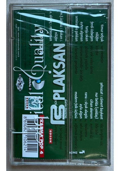 Bak Bir Varmış Bir Yokmuş 4 Kaset (Jelatinli Sıfır Orijinal Dönem Baskı Kaset) fiyatları