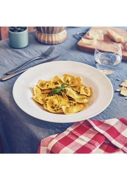 Friends Time Beyaz Makarna Tabağı 28 cm 6lı Set