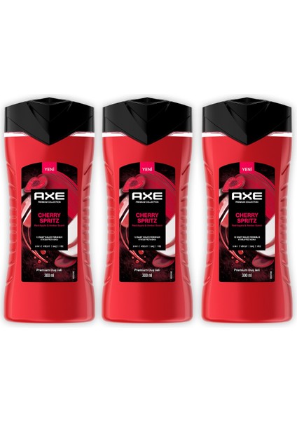 Premium Collection Duş Jeli Cherry Spritz 3 In 1 Vücut Saç Yüz 300 ml X3 fiyatları