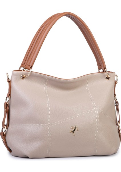 Kadın Salaş Omuz Çantası Kum Taba Victoria indirimleri
