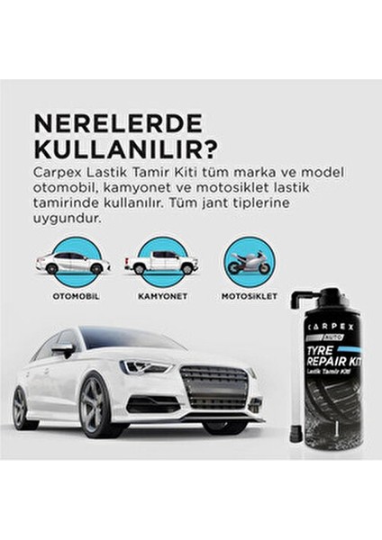 Lastik Tamir Spreyi Hızlı Onarım İçin 300 ml Araba Tutkunları İçin Uygun