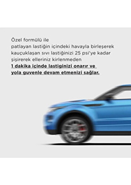 Lastik Tamir Spreyi Hızlı Onarım İçin 300 ml Araba Tutkunları İçin Uygun
