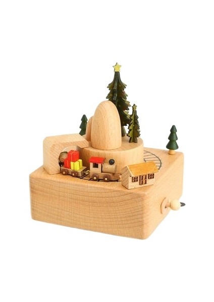 Çocuklar Için Ahşap Müzik Kutusu Atlı Karınca (Yurt Dışından)