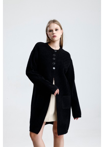 Düğme Detaylı Sakallı Triko Ceket fırsatları