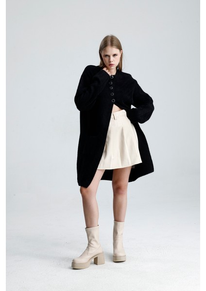 Düğme Detaylı Sakallı Triko Ceket indirimleri