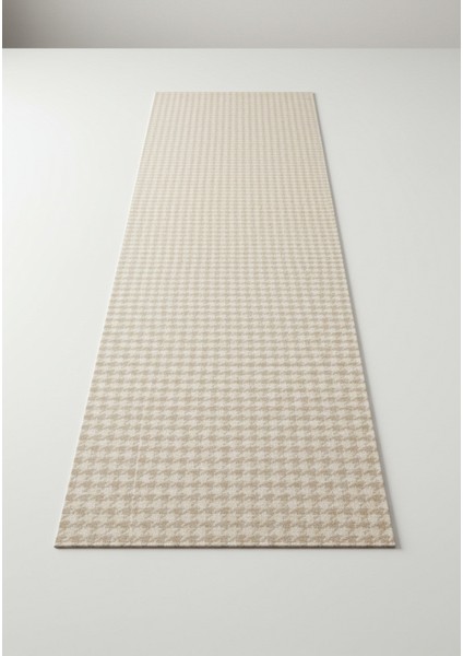 Krem Beyaz Kazayağı Şık Masa Runnerı 50X150 cm – Modern ve Zarif Masa Örtüsü Runner fırsatları